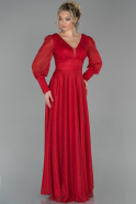 Long Red Evening Dress ABU1796