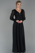 Long Black Evening Dress ABU1796