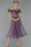 Lavender Midi Invitation Dress ABK968