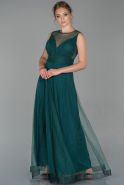 Long Emerald Green Prom Gown ABU1826