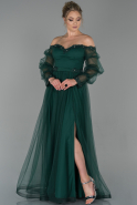 Long Emerald Green Evening Dress ABU1831