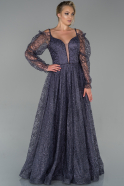 Long Amethyst Evening Dress ABU1839