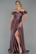 Long Mink Satin Evening Dress ABU1840