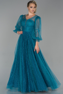 Long Turquoise Evening Dress ABU1841