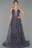 Long Lavender Evening Dress ABU1849