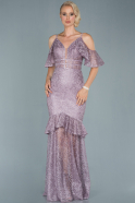 Long Lavender Mermaid Evening Dress ABU1853