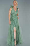 Long Turquoise Evening Dress ABU1855