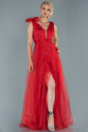 Long Red Evening Dress ABU1855