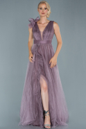 Long Lavender Evening Dress ABU1855