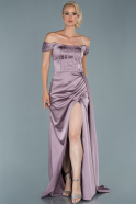 Long Lila Satin Evening Dress ABU1856