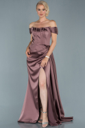 Long Mink Satin Evening Dress ABU1856