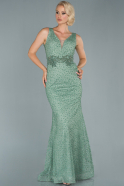 Long Turquoise Mermaid Evening Dress ABU1857