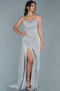 Long Grey Evening Dress ABU1861