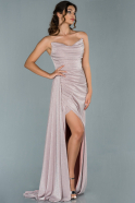 Long Powder Color Evening Dress ABU1861