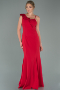 Long Red Mermaid Evening Dress ABU1868