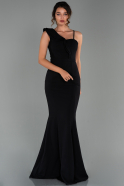 Long Black Mermaid Evening Dress ABU1868
