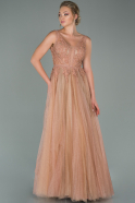 Copper Long Evening Dress ABU1630
