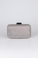 Smoked Color Silvery Evening Bag V277