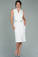Short White Invitation Dress ABK1093
