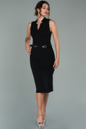 Short Black Invitation Dress ABK1093