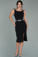Midi Black Invitation Dress ABK1096