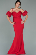 Long Red Mermaid Evening Dress ABU1889