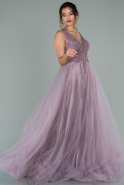 Long Lavender Evening Dress ABU1895