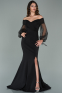 Black Long Evening Dress ABU1819