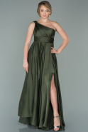 Long Olive Drab Evening Dress ABU1913