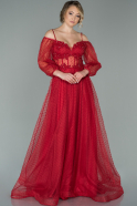 Long Red Evening Dress ABU1915