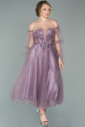 Lavender Midi Invitation Dress ABK1090