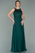 Emerald Green Long Engagement Dress ABU1258