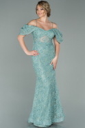 Long Mint Mermaid Prom Dress ABU1271
