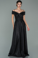 Long Black Evening Dress ABU1923