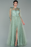 Turquoise Long Evening Dress ABU1679