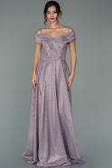 Long Powder Color Evening Dress ABU1923