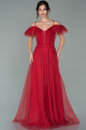 Long Red Evening Dress ABU1935
