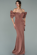 Long Copper Evening Dress ABU1957