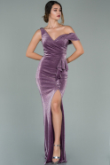 Long Plum Evening Dress ABU1960