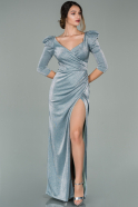 Turquoise Long Evening Dress ABU3894