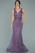 Long Lavender Mermaid Evening Dress ABU1857