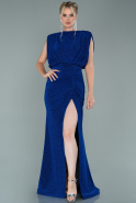 Long Sax Blue Evening Dress ABU1969