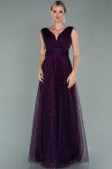 Long Purple Evening Dress ABU1994