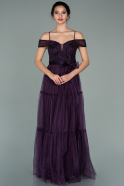 Long Purple Evening Dress ABU1998