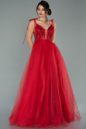 Red Long Evening Dress ABU1955