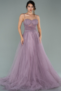Long Lavender Evening Dress ABU2014