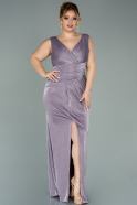 Long Lavender Oversized Evening Dress ABU1985