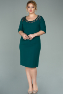 Short Emerald Green Invitation Dress ABK1156