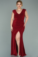 Long Red Oversized Evening Dress ABU2016