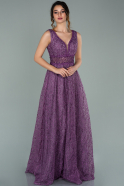 Long Lavender Evening Dress ABU2029